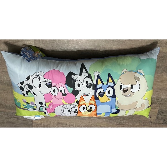 Snuggle Up With The Bluey Characters Kids Large Body Pillow 30x16" - Picture 7 of 8